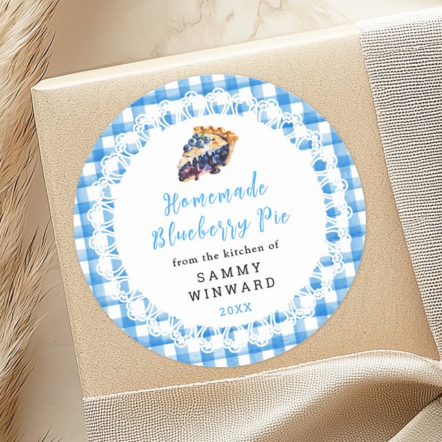 Homemade Blueberry Pie Food Label (Creator Uploaded)