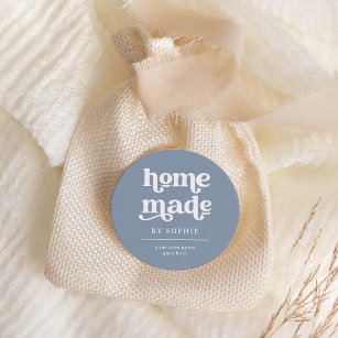 Homemade   Boho Retro Look Packaging Product Label