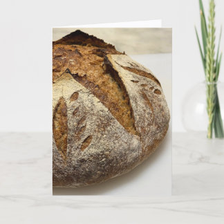 Homemade Bread Blank Greeting Card
