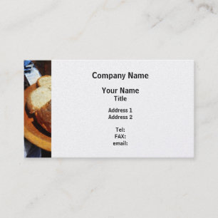 Homemade Bread - Platinum Finish Business Card