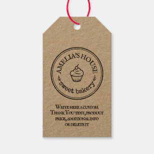 Homemade business logo custom simple Price or Gift Tags