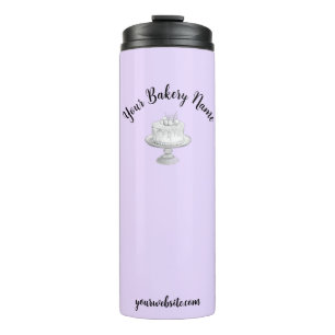 Homemade Cake Business Promotional Gift Purple Thermal Tumbler
