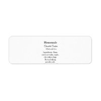 Homemade chocolate cookies made with love add text