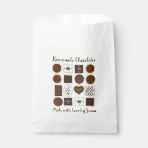 Homemade Chocolates Chocolatier Bon Bon Candy Favour Bags