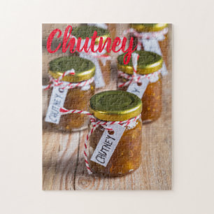 Homemade Chutney onion pineapple kitchen gift Jigsaw Puzzle