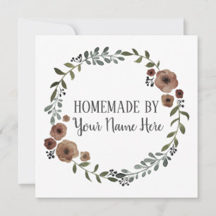 Homemade Cookie Cake Vintage Craft Floral Wreath