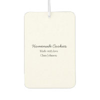 Homemade cookiers add your text name custom throw