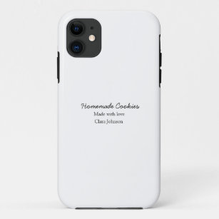 Homemade cookiers add your text name custom  throw Case-Mate iPhone case