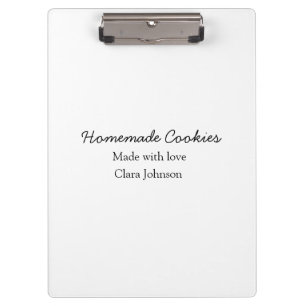 Homemade cookiers add your text name custom throw clipboard