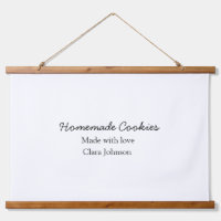 Homemade cookiers add your text name custom  throw