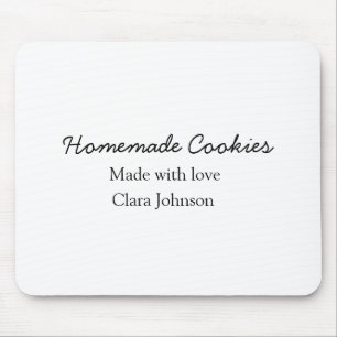 Homemade cookiers add your text name custom  throw mouse pad