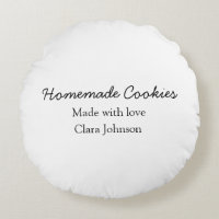 Homemade cookiers add your text name custom throw