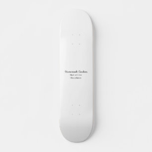 Homemade cookiers add your text name custom throw skateboard