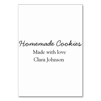 Homemade cookiers add your text name custom  throw table number