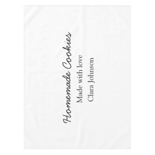 Homemade cookiers add your text name custom throw tablecloth