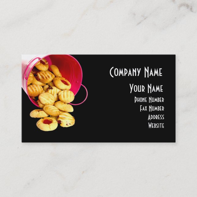 Homemade Cookies Business Card (Front)