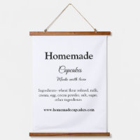 Homemade cupcakes made with love add text website