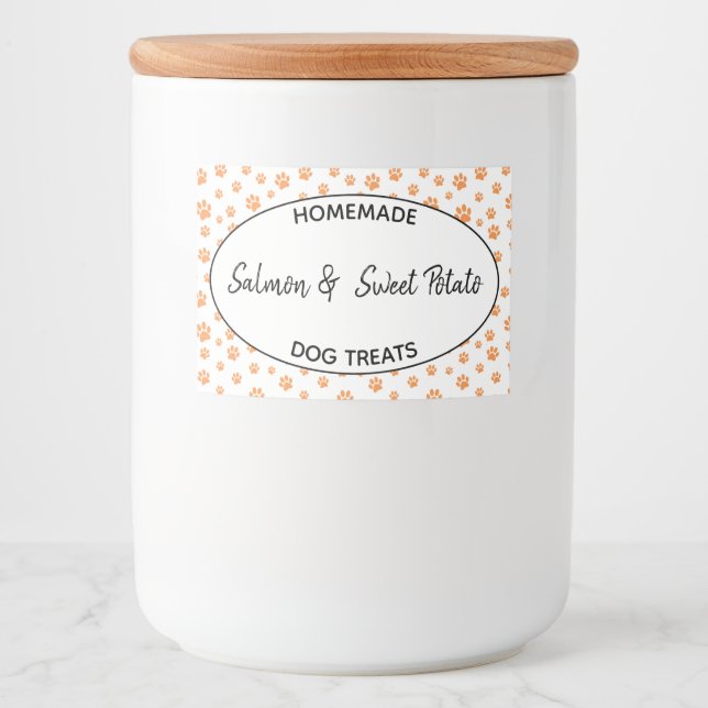 Homemade Dog Treat Label (Front)