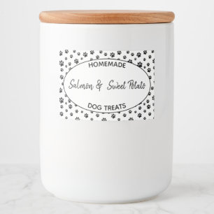 Homemade Dog Treat Label