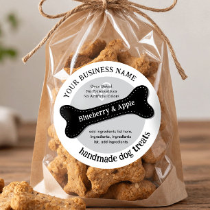 Homemade Dog Treats Animal Cookies Ingredients Classic Round Sticker