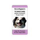 Homemade Dog Treats custom Aussie Dog  Label
