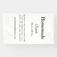 Homemade doughnuts made with love add text website