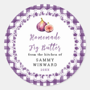Homemade Fig Butter Jar Label