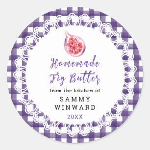 Homemade Fig Butter Label
