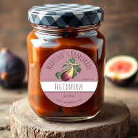 Homemade Fig Conserve Labels