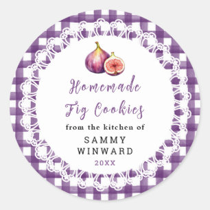 Homemade Fig Cookies Label