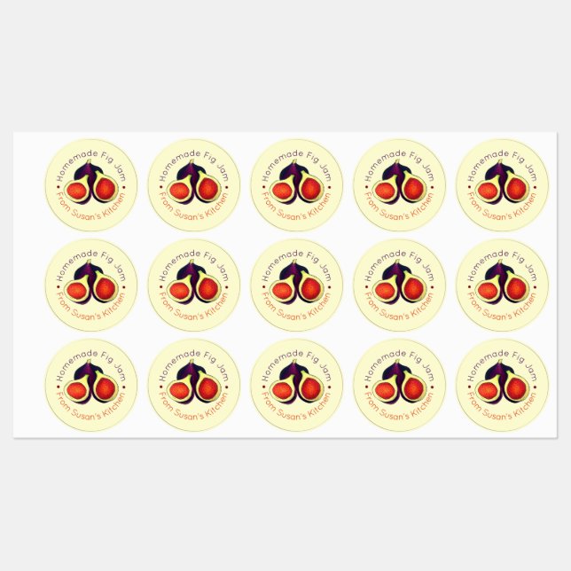 Homemade Fig Jam Jelly Preserves Figs Canned By (Sheet)