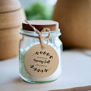 Homemade Food DIY Holiday Modern Chic Hostess Favour Tags