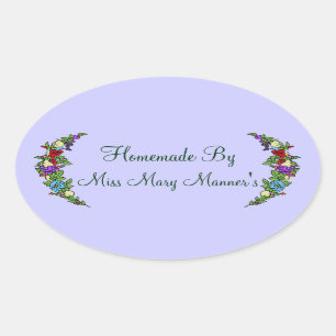 Homemade Food Label Fruit