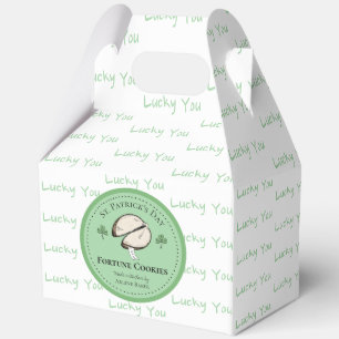Homemade Fortune Cookie St. Patrick's Day Boxes