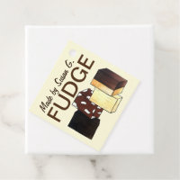 Homemade Fudge Candy Confectionery Made Baked By