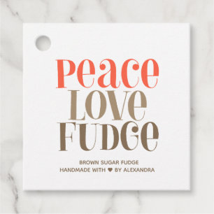 Homemade Fudge Favour Tags