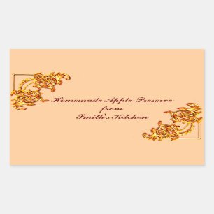 Homemade goods vintage label template - stickers