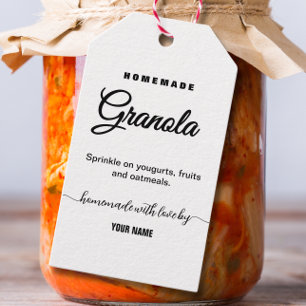 Homemade Granola Label tag