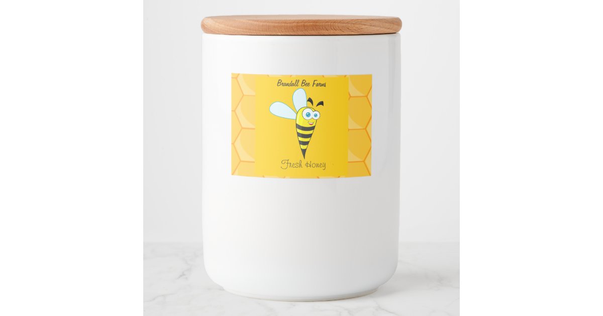 Homemade Honey Jar Labels - Custom Honey Label | Zazzle.co.nz
