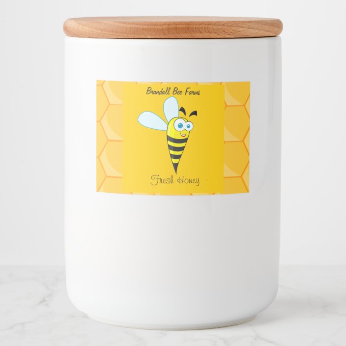 Homemade Honey Jar Labels - Custom Honey Label | Zazzle.co.nz