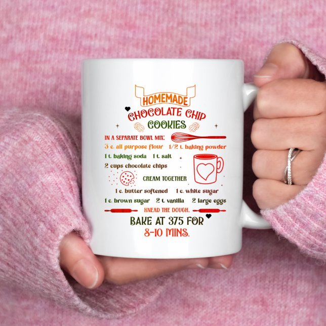 Homemade Hot Cacao  Cookie Recipe Christmas Gift Coffee Mug (Creator Uploaded)