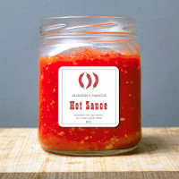 Homemade Hot Sauce | Chili Sauce  Label