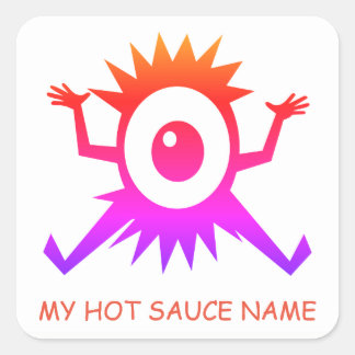 Homemade Hot Sauce Label Stickers