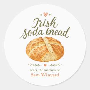 Homemade Irish Soda Bread Kitchen Label
