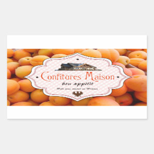 Homemade Jam French Label Apricot