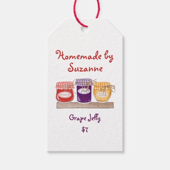 Homemade Jam & Jelly Price Tag (Front)