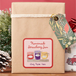 Homemade Jam & Jelly Product Label
