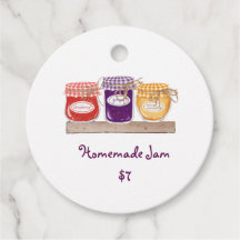 Homemade Jam or Jelly Price Tags