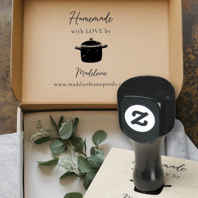 Homemade Jam Preserve Baker Artisan Crafter Maker Rubber Stamp (homemade artisanal maker baker jam preserve jelly cookies stamp gifting christmas bridal baby shower)