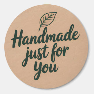 Homemade Just for You Sticker - Eco Friendly